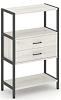 Односекционный стеллаж трехярусный с ящиками