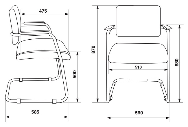 фото кресло CH-271N-V/OR-16 №5
