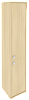 Офисный шкаф высокий узкий закрытый