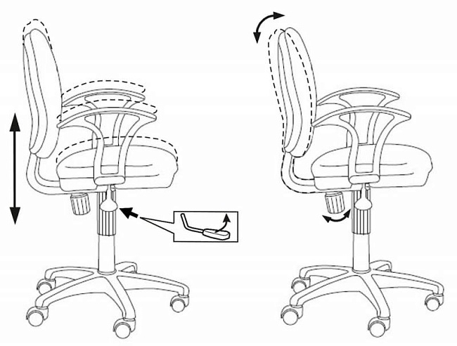 фото кресло CH-725AXSN №4
