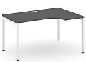 Стол рабочий эргономичный на П-образных опорах 40х40 (Левый/Правый)