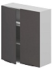 Шкаф кухонный навесной, полка 2 двери
