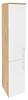 Офисный шкаф высокий узкий лев./прав. (1 низкий фасад ЛДСП + 1 средний фасад ЛДСП)