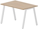 Стол рабочий на металлокаркасе (А-опоры / меламиновый аутлет)