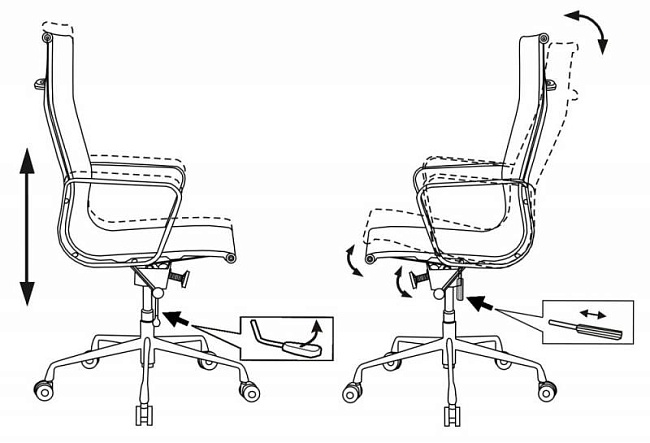 фото кресло CH-996/black №4