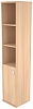 Офисный шкаф высокий узкий полузакрытый(Л/Пр)