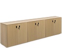Офисный шкаф низкий широкий