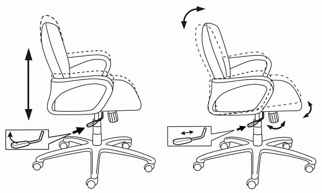 фото кресло CH-818AXSN-Low №4