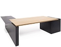Стол руководителя с приставкой  и тумбой (правый)
