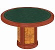 Стол для совещаний круглый (кожаный бювар) Стол для совещаний круглый (кожаный бювар)