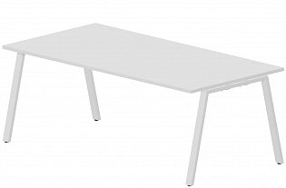 Стол рабочий на металлокаркасе (А-опоры / 2 громмета)