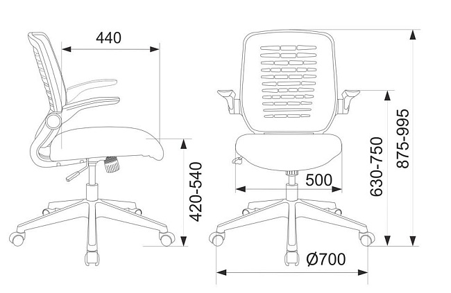 фото кресло CH-495/Black №5