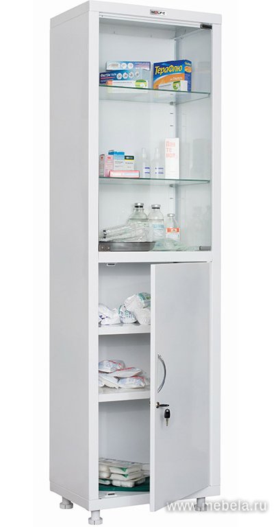Шкаф медицинский HILFE МД 1 1657/SG Шкаф медицинский HILFE МД 1 1657/SG