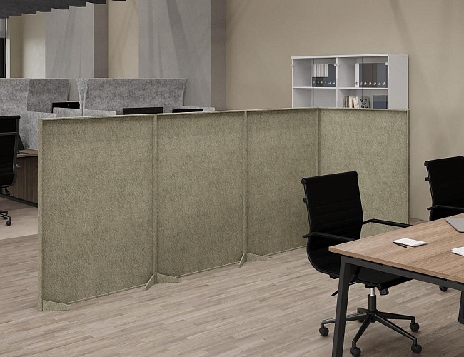 фото Напольные перегородки Войлок №3