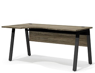 Стол эргономичный на металлокаркасе (левый)