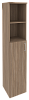 Офисный шкаф высокий узкий левый / правый