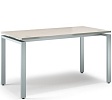Стол на металлокаркасе письменный прямой