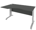 Стол эргономичный на металлокаркасе (левый)