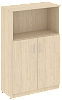 Офисный шкаф средний полузакрытый