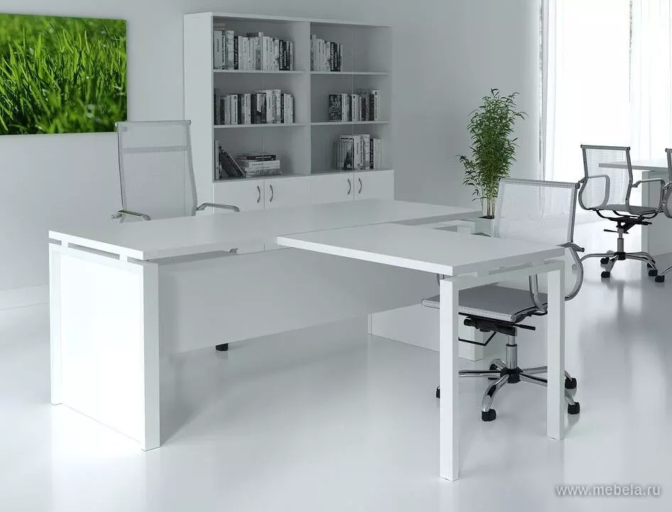 Кабинет руководителя Steel Evo White купить недорого по низкой цене от 22  393 руб.